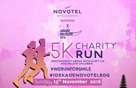 “CHARITY RUN 5K” Bersama Novotel Bandung