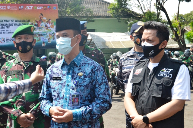 act gaungkan gerakan kebaikan tanpa batas bersama Kodam III/Siliwangi
