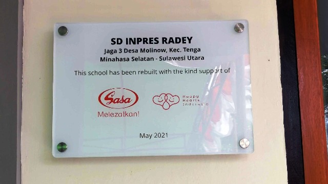 Sasa Resmikan SD Radey