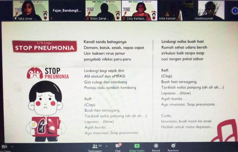 Kampanye STOP PNEUMONIA Cegah Infeksi Pernafasan Akut