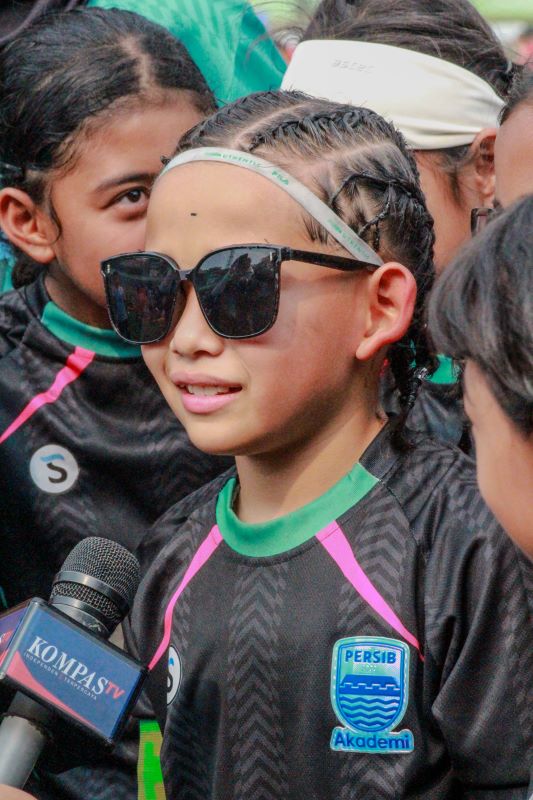 Naquita Syahmina Guntara, kapten Akademi Persib yang telah meraih juara 1 kategori U12 Putri