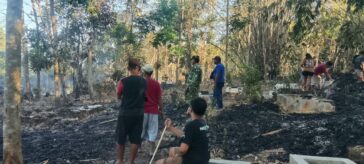 Kebakaran Lahan Perkebunan di Padaherang Pangandaran Luluhkan Hektaran Area