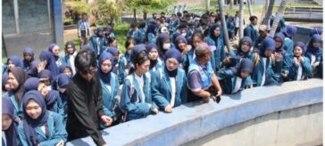 Mahasiswa Sanitasi Lingkungan Poltekkes Bandung Tinjau Pengelolaan Limbah PT MCAB